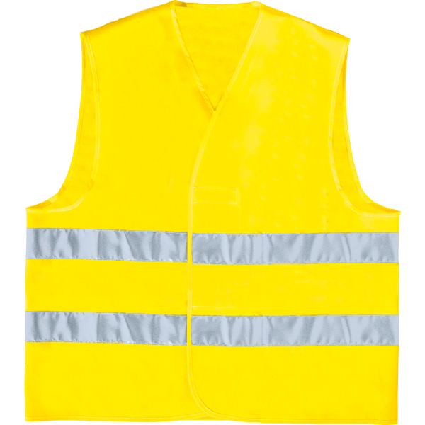 Gilet alta visibilità GILP2 - poliestere - taglia L - giallo fluo - Deltaplus