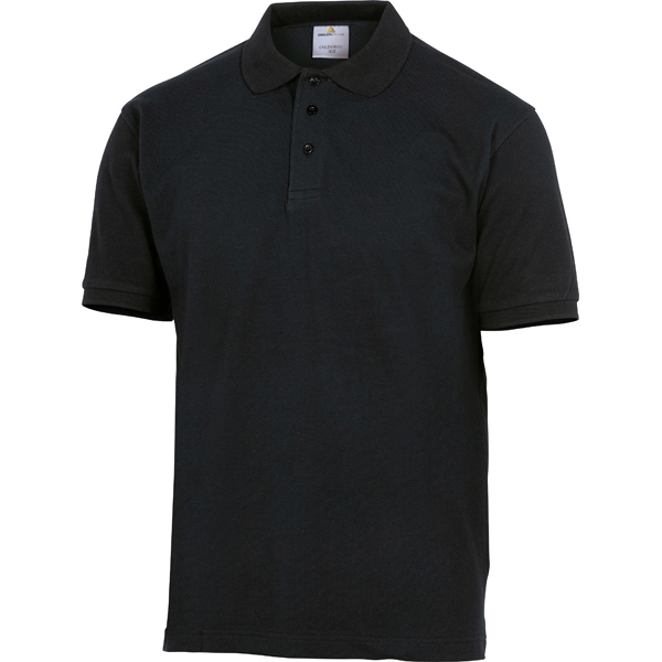 Polo a maniche corte Agra - cotone - taglia L - nero - Deltaplus