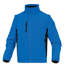 Giacca Softshell MySen 2 - tessuto Softshell/poliestere/elastan - taglia XL - blu/nero - Deltaplus