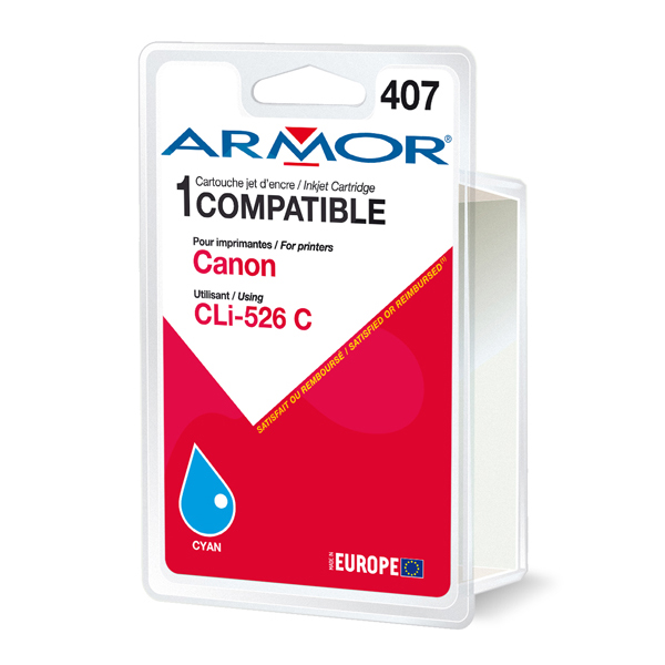 Armor - cartuccia per Canon - Pixma ip4850, mg5150 - ciano