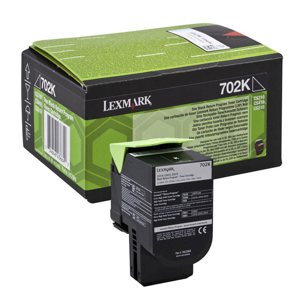 Lexmark/Ibm - Toner - Nero - 70C20K0 - return program - 1.000 pag