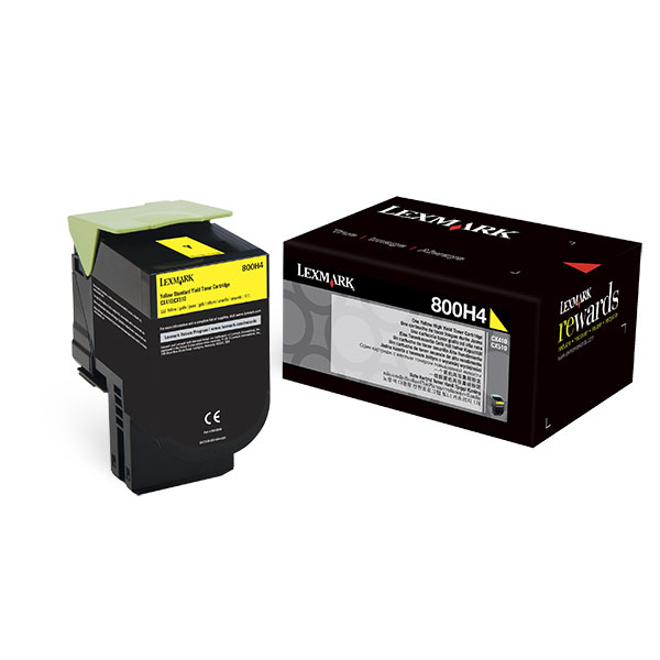 Lexmark/Ibm - Toner - Giallo - 80C0H40 - 3.000 pag