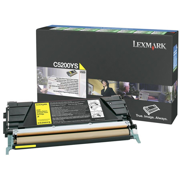 Lexmark/Ibm - Toner - Giallo - C5200YS - return program - 1.500 pag