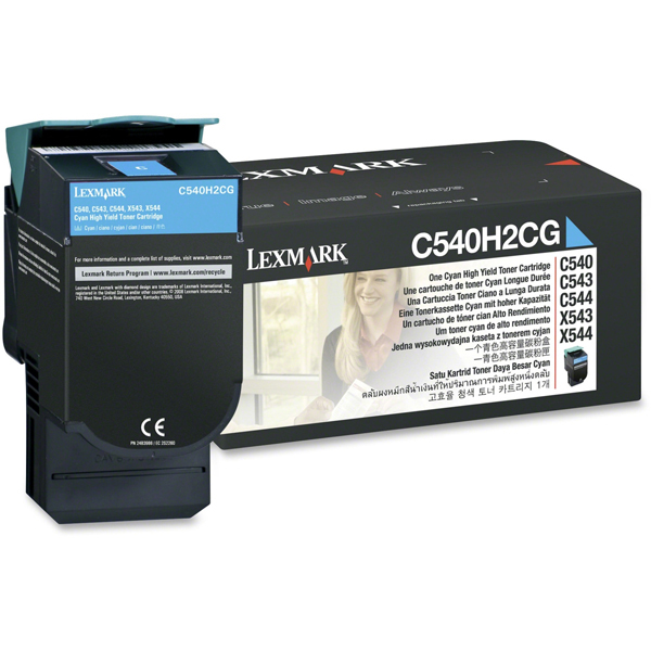 Lexmark/Ibm - Toner - Ciano - C540H2CG - non return program - 2.000 pag