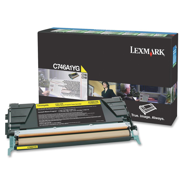 Lexmark/Ibm - Toner - Giallo - C746A1YG - return program - 7.000 pag