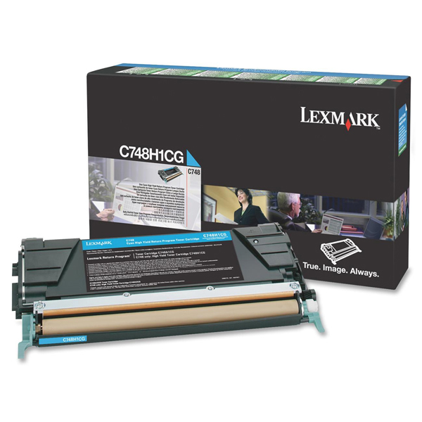 Lexmark/Ibm - Toner - Ciano - C748H1CG - return program - 10.000 pag