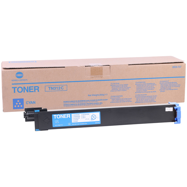 Konica Minolta - toner - 8938708 - tn312 ciano per bizhub  c300/352/p