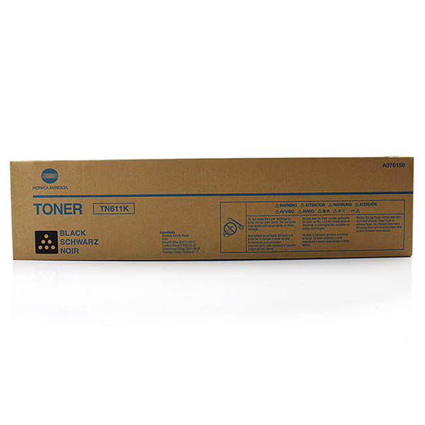 Konica Minolta - toner - A070150 - tn611 nero per bizhub c550