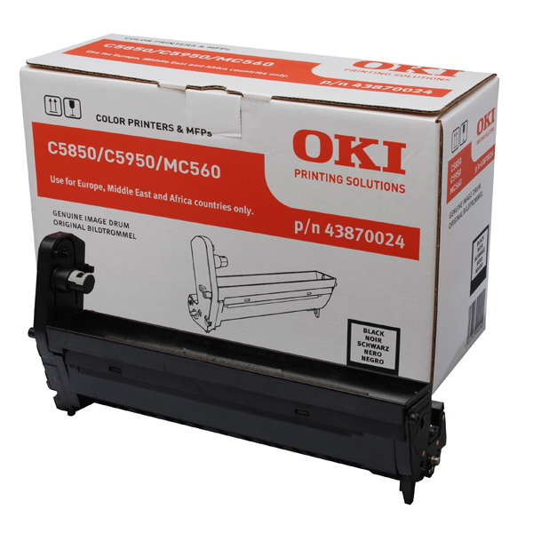 Oki - drum - 43870024 - nero per c5850/5950